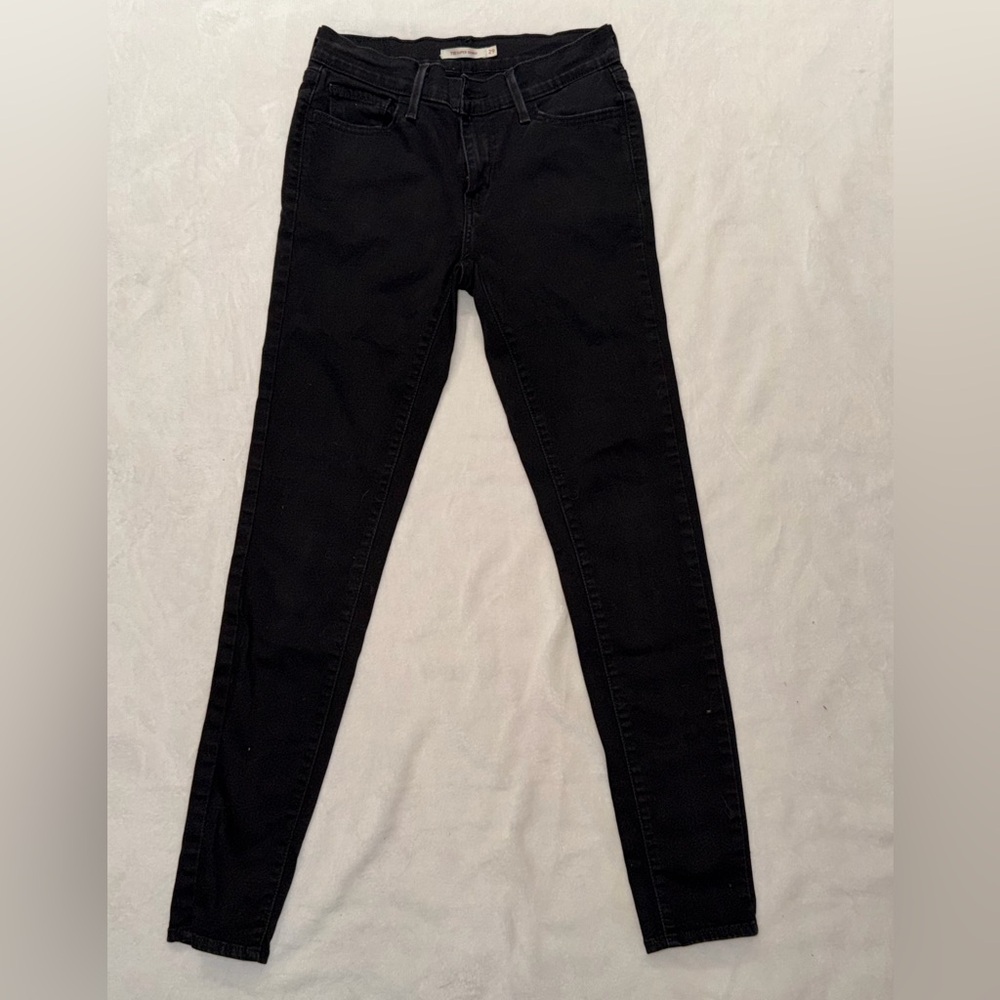 Levi's 710 Women's Black Skinny Jeans